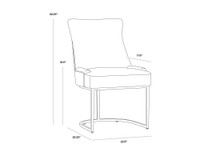 Florence Bravo Metal Dining Chair