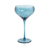 Madden Blue Cocktail Glasses, Set 4 | Bone & Brass