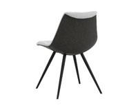 Lipa Black - Belfast Heather Grey / Rosemary Dining Chair