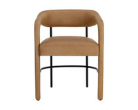 Mavia Dining Ludlow Sesame Leather Armchair