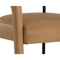 Mavia Dining Ludlow Sesame Leather Armchair