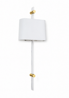 Taurus Natural Brass Sconce