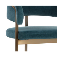 Marris Gold - Danny Teal Counter Stool