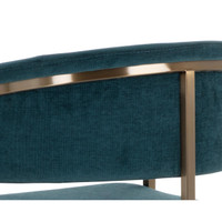 Marris Gold - Danny Teal Counter Stool, view 5