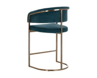 Marris Gold - Danny Teal Counter Stool