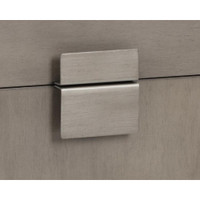 Jade Antique Silver - Ash Grey Nightstand, view 2