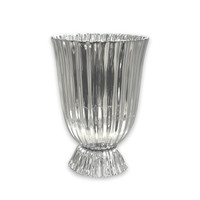 Vintage Silver Vienna Large Vase | Bone & Brass