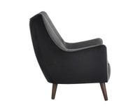 Sorrel Polo Club Kohl Grey / Abbington Black Lounge Chair