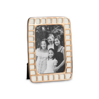 Encanto Mosaic 5"x 7" Frame (Cream) | Bone & Brass