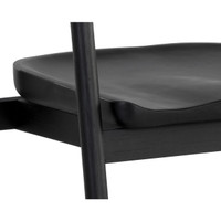 Jeremy Dining Black Armchair
