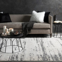 Tilda Charcoal Acrylic Throw - Throw Detail | Bone & Brass