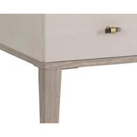Pattinson White Ceruse - Oyster Shagreen Desk, view 2