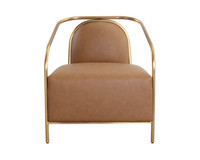 Cicero Milliken Cognac Lounge Chair