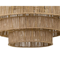 Alyssa Natural Jute Chandelier, view 3