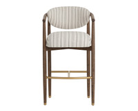 Sigrid Barstool Antique Brown - Gifford Script