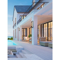 Black Keaton Outdoor LED Wall Light, view 2