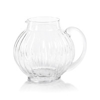 Benoit Bubble Glass Pitcher | Bone & Brass