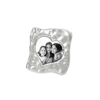 Giftables Curved Heart 5 x 5 Frame | Bone & Brass