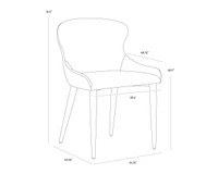 Evora Dillon Stratus Dining Chair