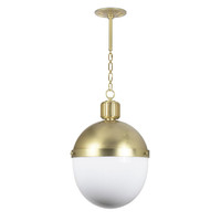 Otis Pendant Large - Natural Brass | Bone & Brass
