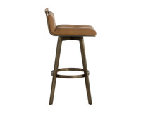 Arizona Swivel Barstool Milliken Cognac