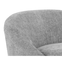 Bliss Swivel Husky Grey Lounge Chair, view 5