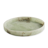 Resin Giada Round Tray Jade Swirl | Bone & Brass
