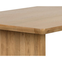 Kalla Rectangular - Rustic Oak - 96" Dining Table, view 2