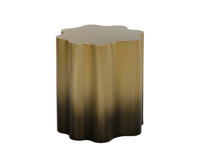 Dahlia End Gold Ombre Table