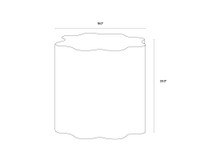 Dahlia End Gold Ombre Table