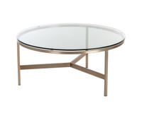 Flato Antique Brass Coffee Table
