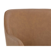 Malachi Dining Milliken Cognac Armchair, view 2