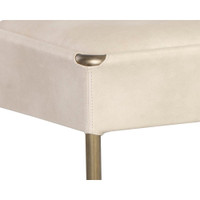 Bellevue Bravo Cream Bench, view 2