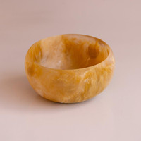 Resin Sorbet Mini Round Bowl Matcha - Bowl Side View | Bone & Brass