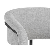 Marris Dining Gunmetal - Belfast Heather Grey Armchair, view 2