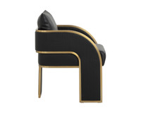 Baz Dining Napa Black Armchair