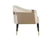 Carter Napa Beige / Napa Tan Lounge Chair
