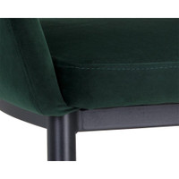 Thatcher Dining Black - Deep Green Sky Armchair