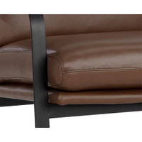 Sterling Missouri Mahogany Leather Lounge Chair, view 2