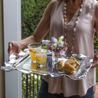 Vento Rebecca Large Rectangular Tray Handles, view 6