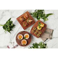 Classic Small Square Trivet Riser - Trivet Top View | Bone & Brass