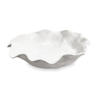 Vida Havana Extra Large Round Centerpiece (White) | Bone & Brass