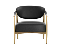 Heloise Bravo Black Lounge Chair