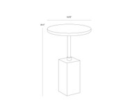 Mizani End Marble Look - Sage Table