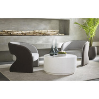 Rosalia Mina Light Grey / Meg Ash Lounge Chair, view 4
