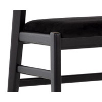 Annex Abbington Black / Natural Counter Stool