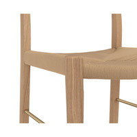 Bondi Light Oak Counter Stool, view 7