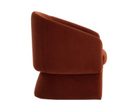 Lauryn Meg Rust Lounge Chair