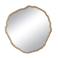 Vine Antique Gold Mirror with a textured, natural vine-inspired frame.
