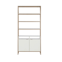 Ambrose Modular Large Champagne Gold & Cream Bookcase, view 4